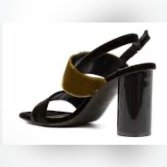 NIB Tory Burch Eleanor Heeled Velvet Sandals🫶🏻 - Picture 7 of 7